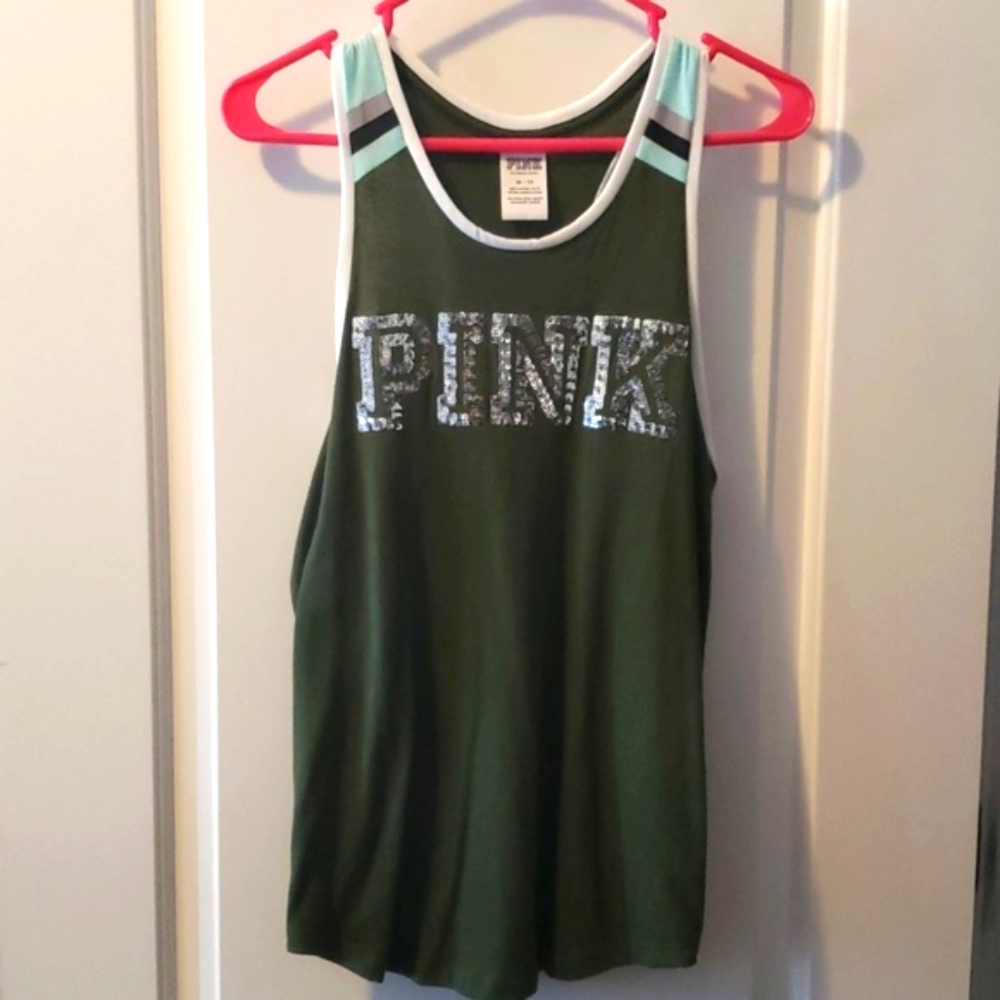 Pink by Victoria's Secret racerback tank